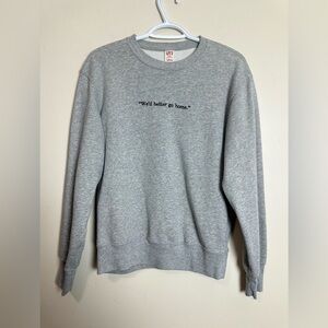 Disney Size XS  Gray Crewneck Men's Sweater